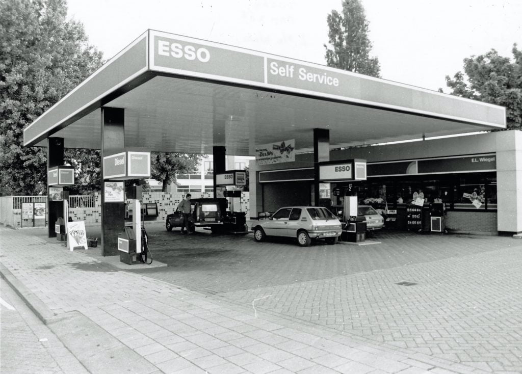 Benzinestation in Alkmaar