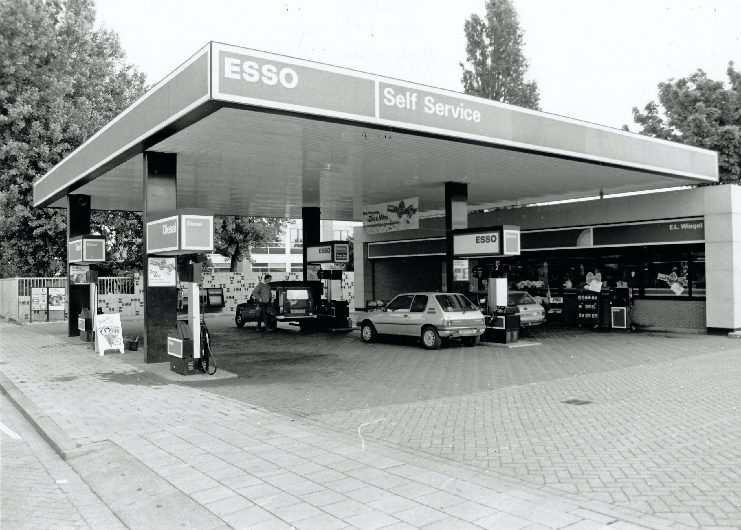 Benzinestation in Alkmaar